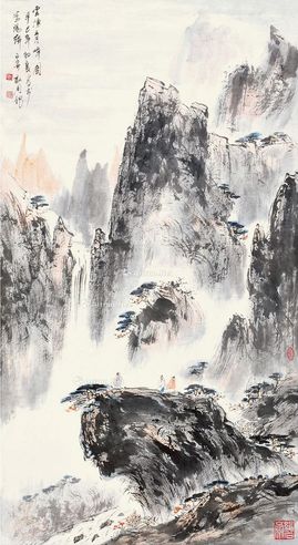 裴家同 山水