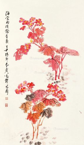 钱君陶 花卉