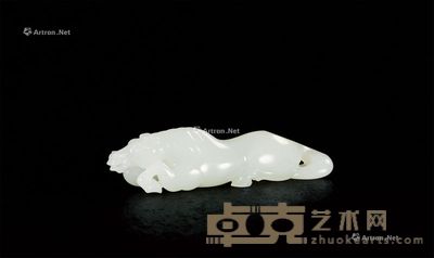 陈良 新疆和田玉籽料志在千里 8.5×1.8×2.1cm;重41g