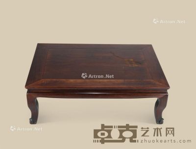 清代 红木长方桌 长93.5cm；宽67.5cm；高31cm