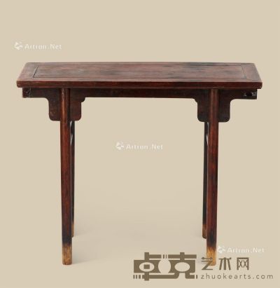 清代 黄花梨贡桌 长100cm；宽37cm；高80cm