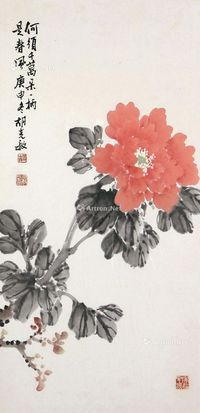 花卉 镜心 设色纸本