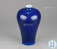 清代 霁蓝釉梅瓶