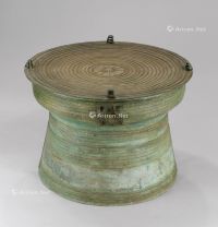 汉代 青铜战鼓