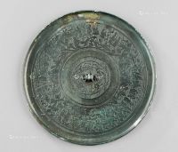 汉代 人物纹铜镜