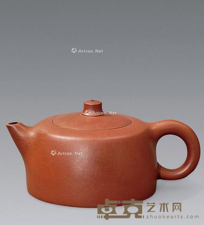 “严建荣”款紫砂壶 高7cm