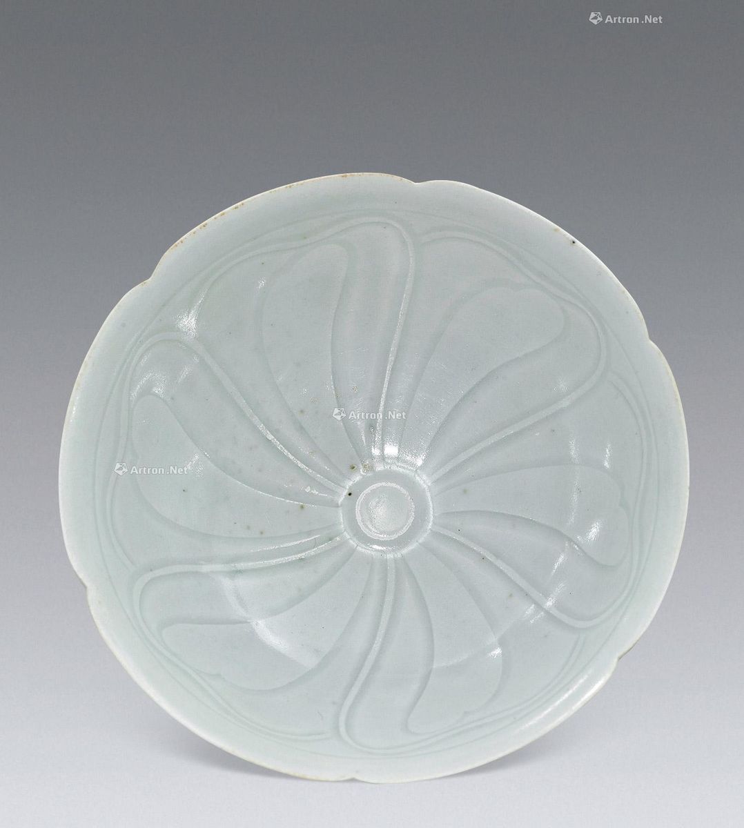 中国陶磁器 GF904】青花花口大碗 ☆中国骨董｜アンティーク