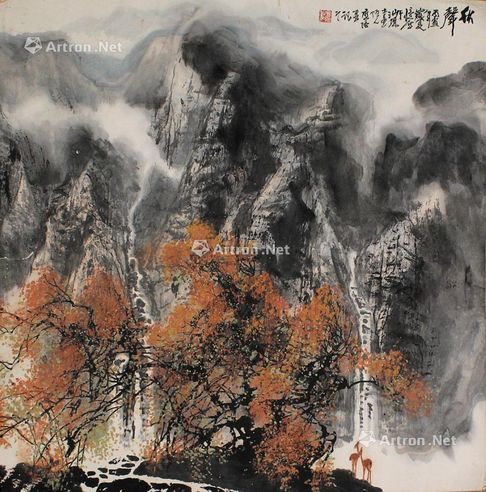 杜应强 山水