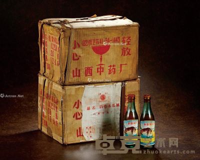 1984年山西中药厂豹骨酒（两原箱） 