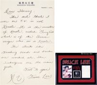 1967年作 李小龙 有关“功夫”的罕见信札