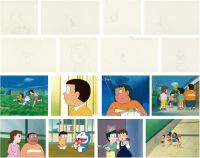 新锐动画公司 《哆啦A梦》动画线稿及赛璐璐片十六帧
