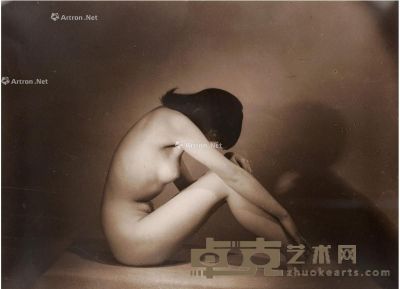郎静山摄 中国女人体 30×22cm