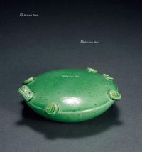 辽 绿釉龟形器