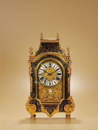 19世纪 铜鎏金珍贵材质台钟