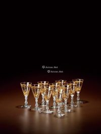 19世纪制 圣路易香槟杯 （六只）