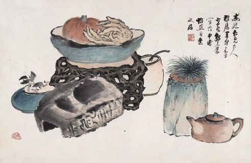 郭宗仪 清供图