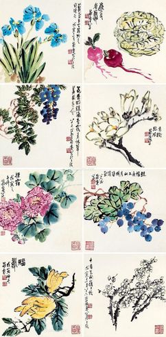 曹简楼 花卉