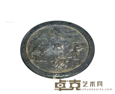 汉代 福禄寿铜镜 直径23cm