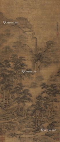 盛懋 溪山萧寺
