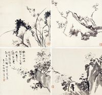 李瑞清 花卉