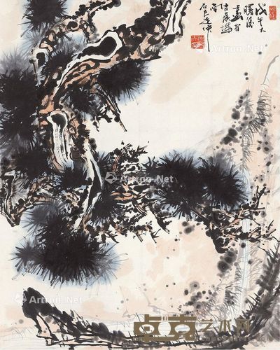 郭石夫 松树 85×67cm