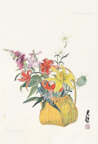 方君璧 花卉