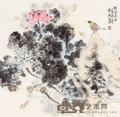 赵华双 花鸟 68×68cm