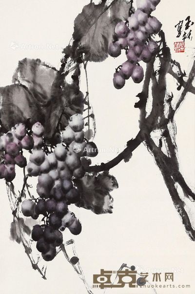 裴玉林 葡萄 67×44cm