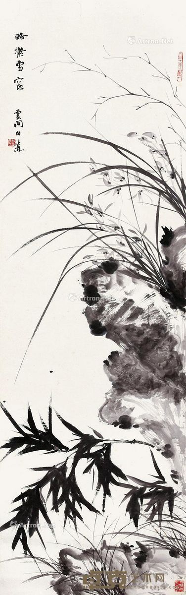 白蕉 花卉 130×40cm