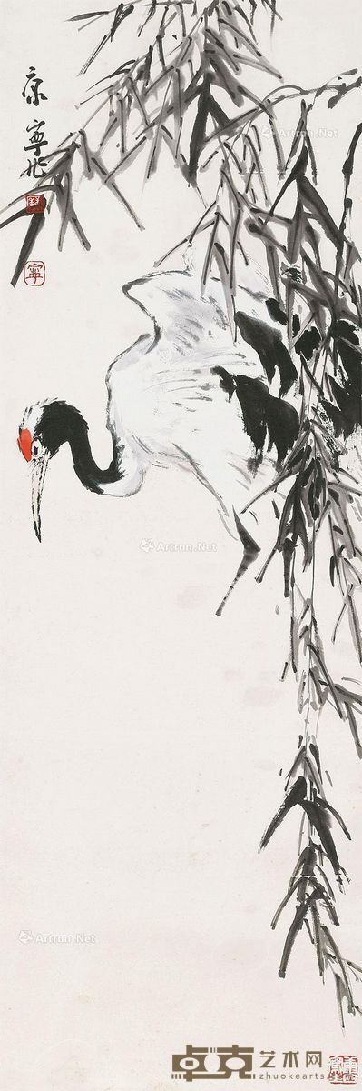 康宁 花鸟 104×34cm