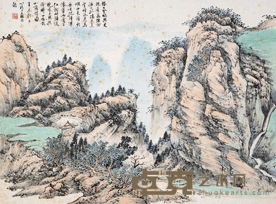 刘小晴 龙山落帽 47×61cm