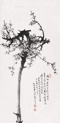 洪毅 墨梅