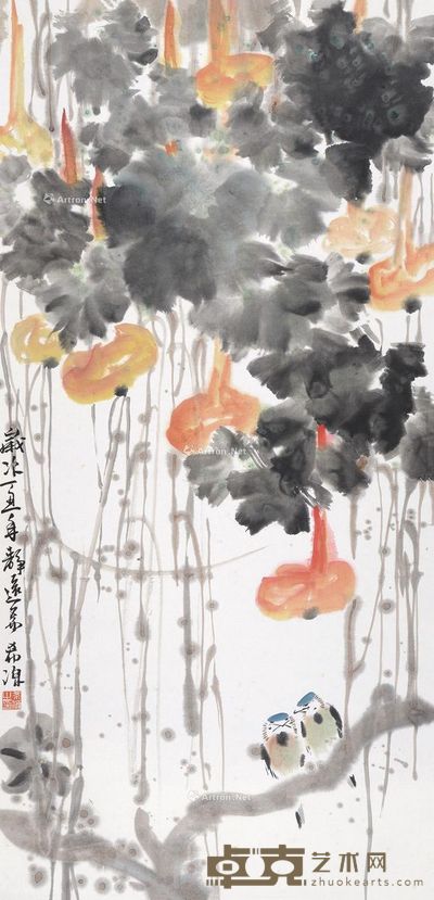 董希源 难得糊涂 137×69cm