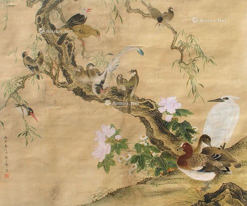 陈之佛 花鸟