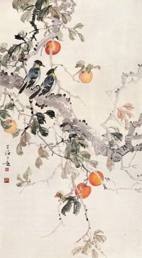 黄幻吾 花鸟