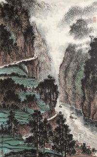 黄纯尧 山水