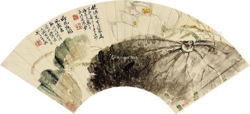 吕万 荷花夜开风露香