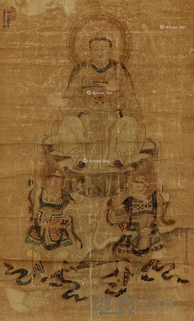佚名 佛像 65×39cm