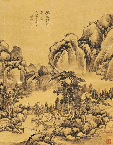 朱轩 仿古笔意