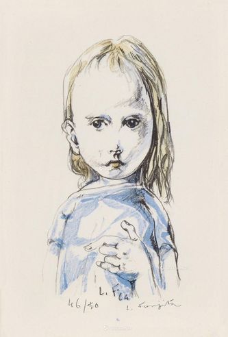 藤田嗣治 少女
