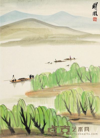 林曦明 山水 67×49cm