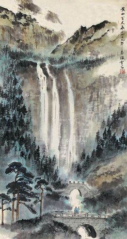 张雪父 山水