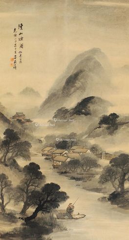 吴石僊 山水