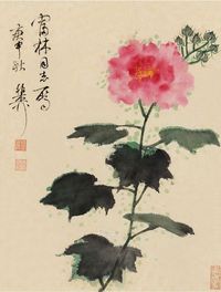 谢稚柳 花卉