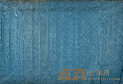 蓝蜡笺纸 77×51cm