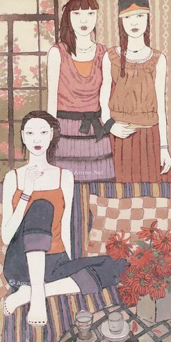 李传真 重彩人物