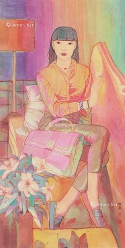 李传真 重彩人物