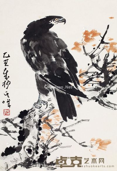 孙其峰 雄鹰图 67×46cm