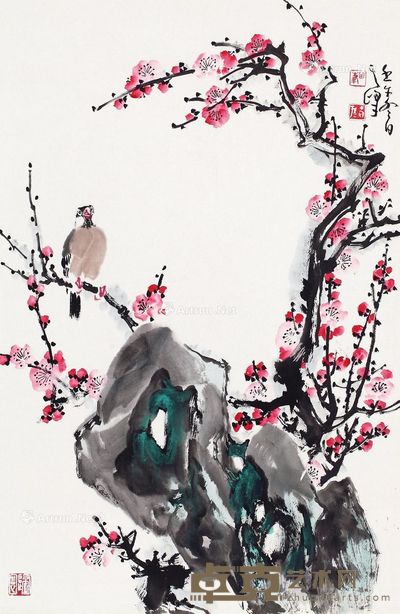 孙其峰 花鸟 67×45cm