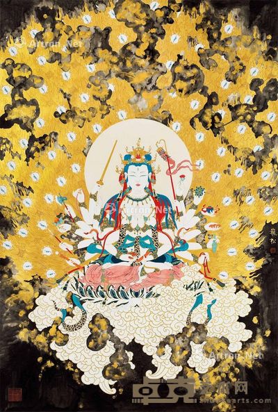 李巍松 千手观音 130×195cm